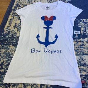 Womens custom Disney cruise line bon voyage tshirt